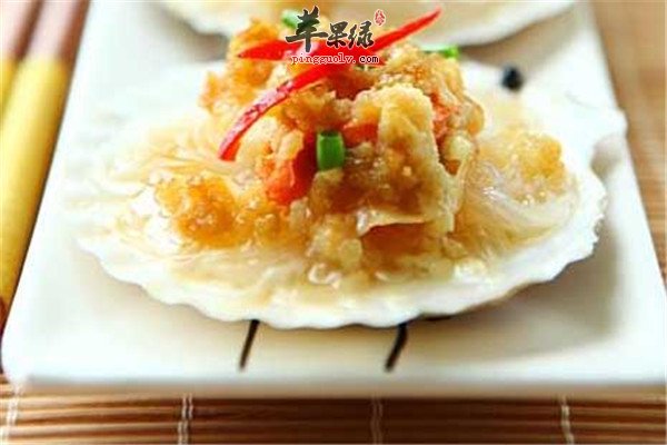 粉丝蒸扇贝—健脑明目促进食欲