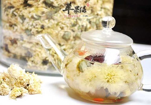 蘋果綠 中藥大全 菊花茶久服此茶,能收到散熱明目,利血輕身,耐老延年