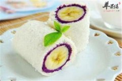 紫薯香蕉卷——排毒减肥降血压