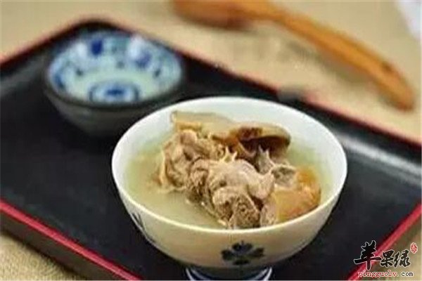 生薑羊肉湯——補腎強腰提高免疫