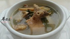 介绍猪肺菜干汤的两
