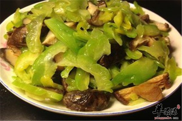 香菇苦瓜——瘦身减肥润肠排毒_苹果绿