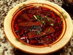 来看看麻辣鸭血的几