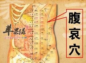 腹泻便秘时不妨按摩腹哀穴