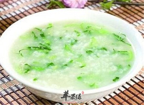 香菜红糖米粥--发散透疹健胃消食