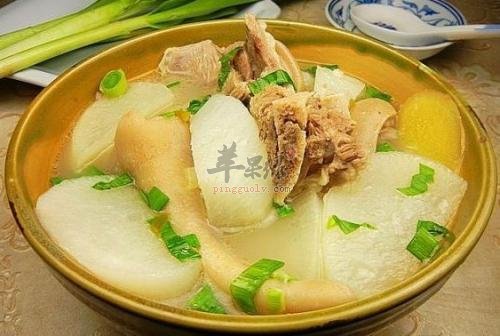 萝卜炖山羊肉—开胃健脾补血益气