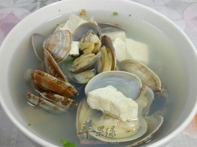 蛤蜊肉小豆腐——保护血管促进肠胃