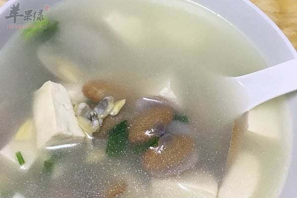 花甲豆腐汤 保护骨骼提供营养 苹果绿