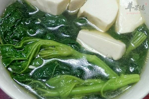苋菜豆腐羹---补钙促进骨骼健康