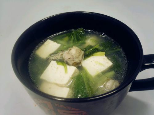 牡蛎豆腐汤——益智养颜清热解毒