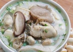 香菇花生牡蛎汤——抗衰老美容护肤
