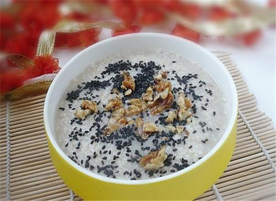 核桃芝麻粥——强身健脑益智养颜