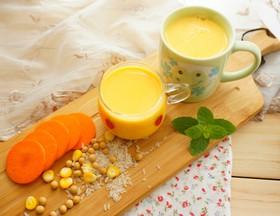 胡萝卜豆浆——补肝补脑养胃美白