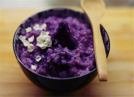 紫薯苹果糊——促进排便清理消化道