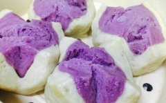 紫薯馒头的做法_紫薯馒头怎么做好吃