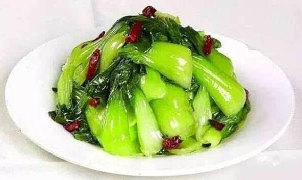 白灼油菜的做法