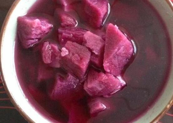 紫薯煮糖水怎么做
