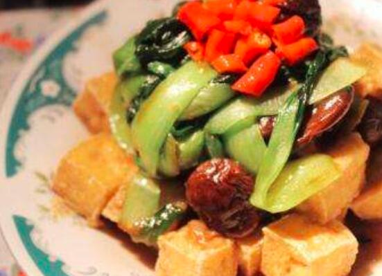 豆腐香菇炒油菜怎么做好吃